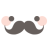 icon com.doodledoodle.kakao.mustachegray 2.0