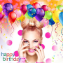 icon Birthday Photo Frame