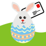 icon Happy Easter Greeting Cards