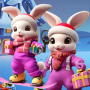 icon Christmas Bny Que