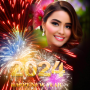 icon New Year Photo Frame